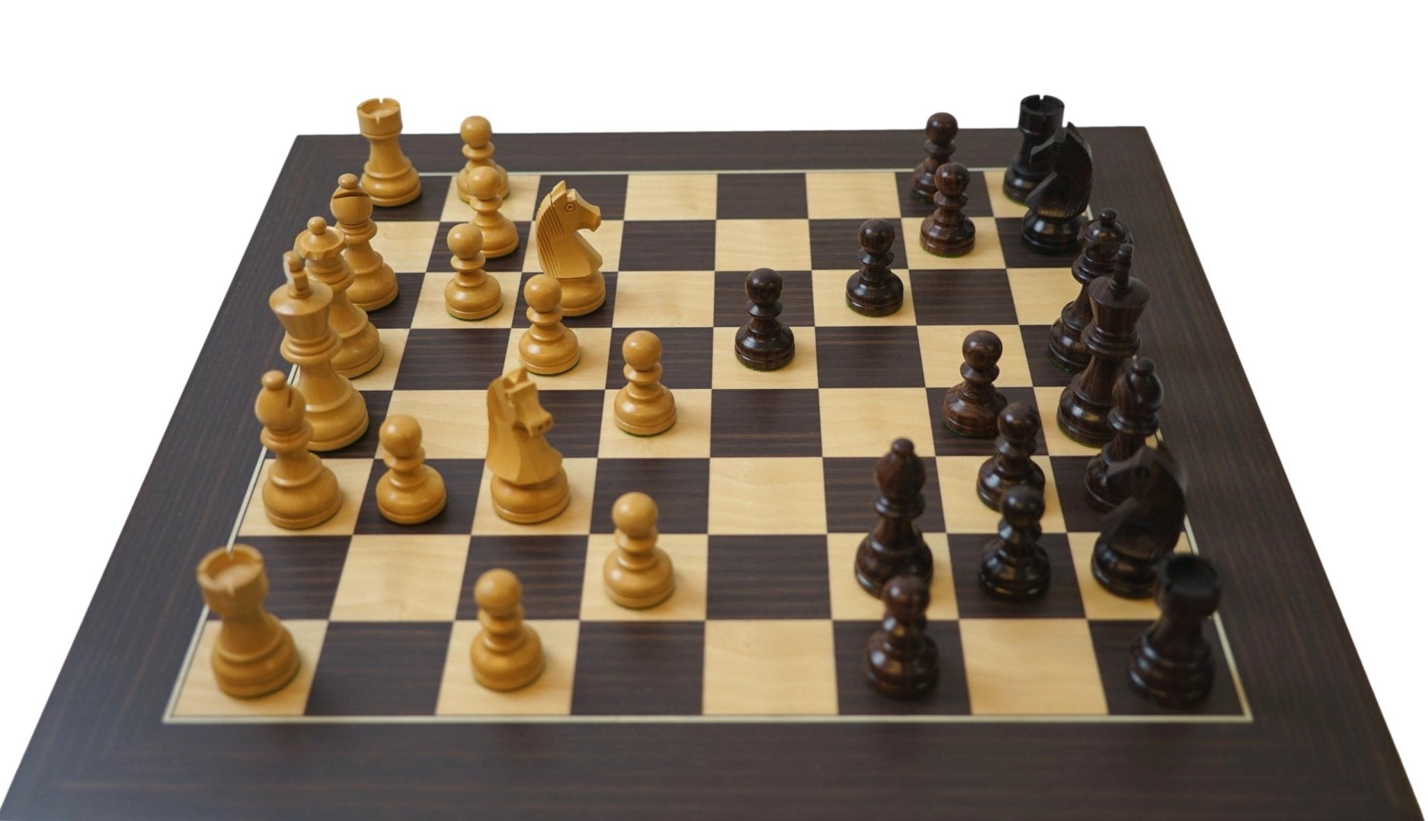 Ensemble Club Palissandre - ensemble d'échecs classique - Rouge et Noir