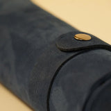 Ensemble d'échecs roulable magnétique - Cuir véritable - Bleu - ensemble d'échecs luxe classique jeu d'échecs de voyage en cuir véritable - Rouge et Noir