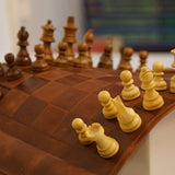 Ensemble d'échecs roulable magnétique - Cuir véritable - Classique - ensemble d'échecs luxe classique jeu d'échecs échecs de voyage en cuir véritable - Rouge et Noir