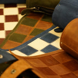 Ensemble d'échecs roulable magnétique - Cuir véritable - Classique - ensemble d'échecs luxe classique jeu d'échecs échecs de voyage en cuir véritable - Rouge et Noir
