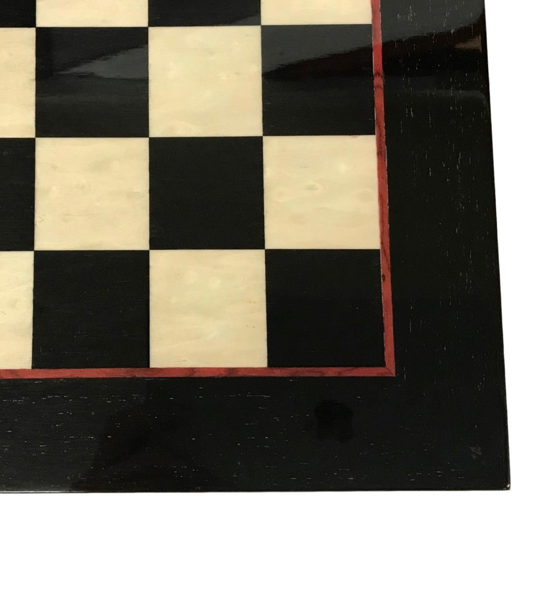 Ensemble laqué Rouge et Noir - ensemble d'échecs classique décoratif - Rouge et Noir