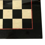 Ensemble laqué Rouge et Noir - ensemble d'échecs classique décoratif - Rouge et Noir