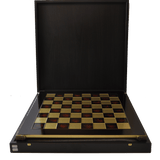 Ensemble Luxe Métal et Perle - Rouge et Or - ensemble d'échecs classique et décoratif luxe - Rouge et Noir