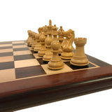 Ensemble Palissandre laqué - ensemble échecs classique - Rouge et Noir