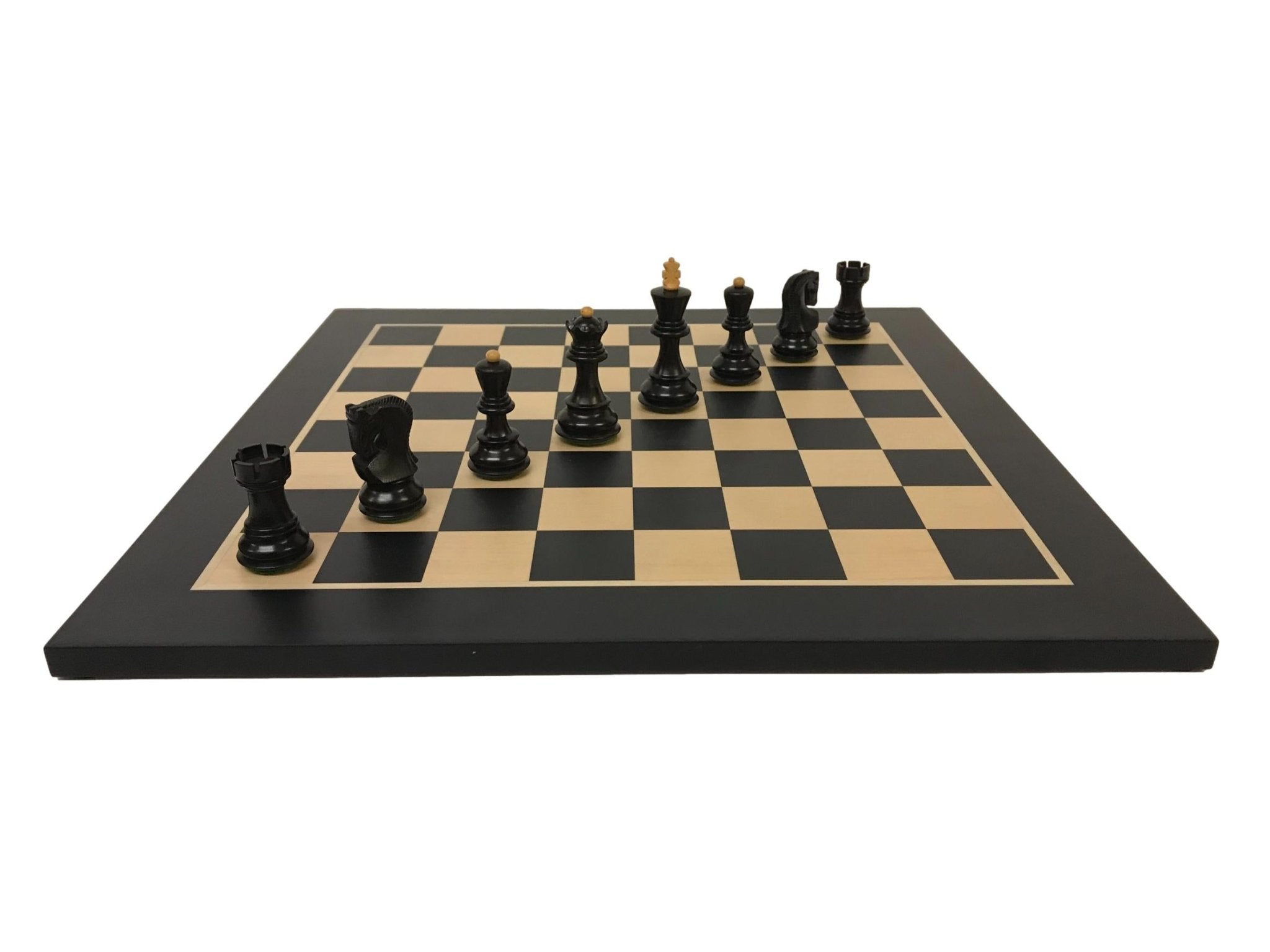 Ensemble Russe - ensemble d'échecs classique et décoratif - Rouge et Noir