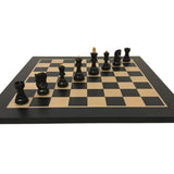 Ensemble Russe - ensemble d'échecs classique et décoratif - Rouge et Noir