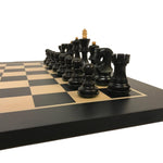 Ensemble Russe - ensemble d'échecs classique et décoratif - Rouge et Noir