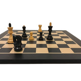 Ensemble Russe - ensemble d'échecs classique et décoratif - Rouge et Noir