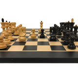 Ensemble Russe - ensemble d'échecs classique et décoratif - Rouge et Noir