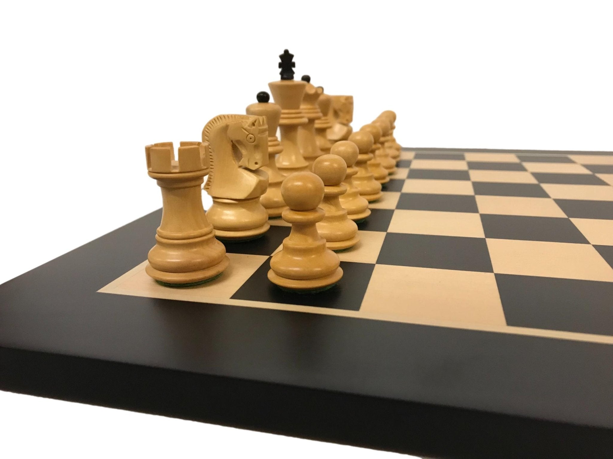 Ensemble Russe - ensemble d'échecs classique et décoratif - Rouge et Noir