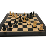 Ensemble Russe - ensemble d'échecs classique et décoratif - Rouge et Noir