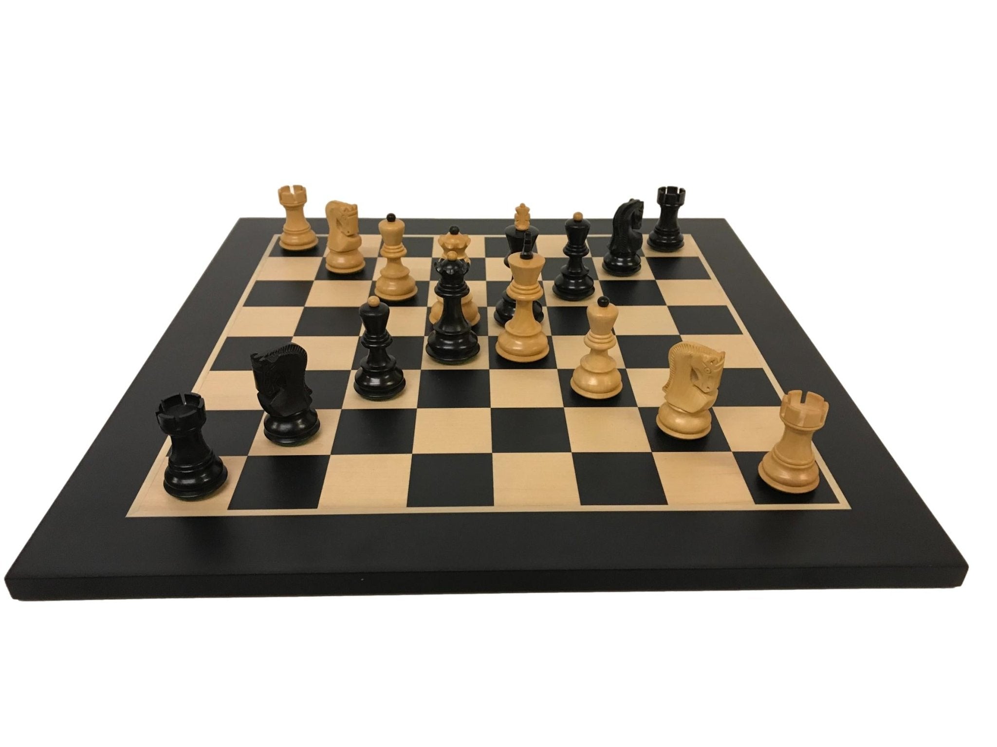 Ensemble Russe - ensemble d'échecs classique et décoratif - Rouge et Noir