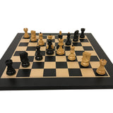 Ensemble Russe - ensemble d'échecs classique et décoratif - Rouge et Noir