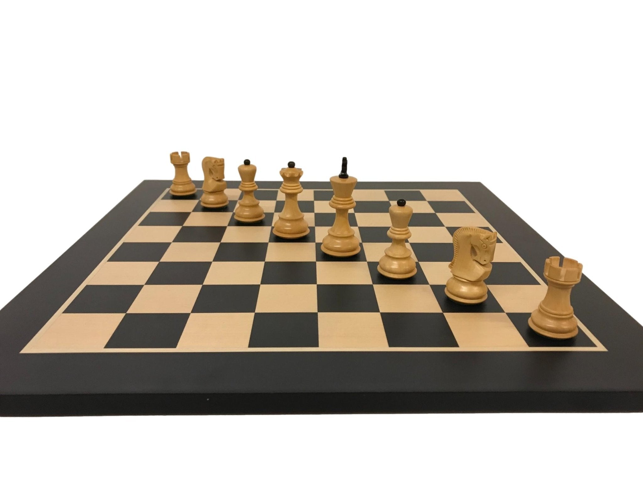 Ensemble Russe - ensemble d'échecs classique et décoratif - Rouge et Noir