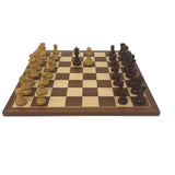 Ensemble Suprême Bois de Rose - Acajou Bords fins - ensemble échecs classique - Rouge et Noir