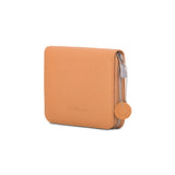 Etui de bridge en cuir pleine fleur - Soleil - jeu de cartes coffret bridge à jouer coffret de cartes luxe - Rouge et Noir