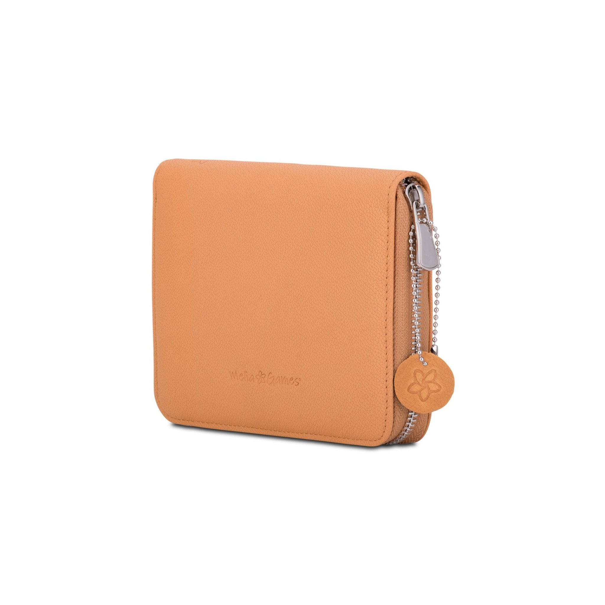 Etui de bridge en cuir pleine fleur - Soleil - jeu de cartes coffret bridge à jouer coffret de cartes luxe - Rouge et Noir