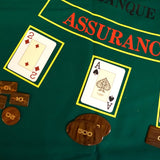 Exemplaire unique - 100 jetons ancien Bakélite - coffret de poker de luxe - Rouge et Noir