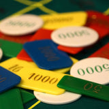 Exemplaire unique - 200 jetons ancien Bakélite - coffret de poker de luxe - Rouge et Noir
