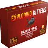 Exploding Kittens - Jeu de plateau ambiance - Rouge et Noir