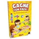 Gagne ton Papa - jeu en bois de stratégie jeu de plateau enfants à jouer seul cadeau - 7a - Rouge et Noir
