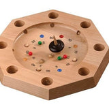 Giroulette - Jeu d'adresse en bois toupie - Rouge et Noir