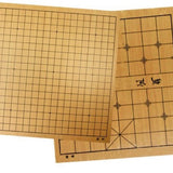 Goban réversible Go / Xiang - QI - jeu traditionnel jeu de go - Rouge et Noir