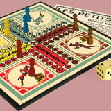 Mini jeu des Petits Chevaux à l'ancienne