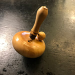 Toupie en buis à bouton - Toupies cadeau bel objet - Rouge et Noir