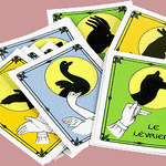 Ombres Chinoises - fin de soirée - Rouge et Noir