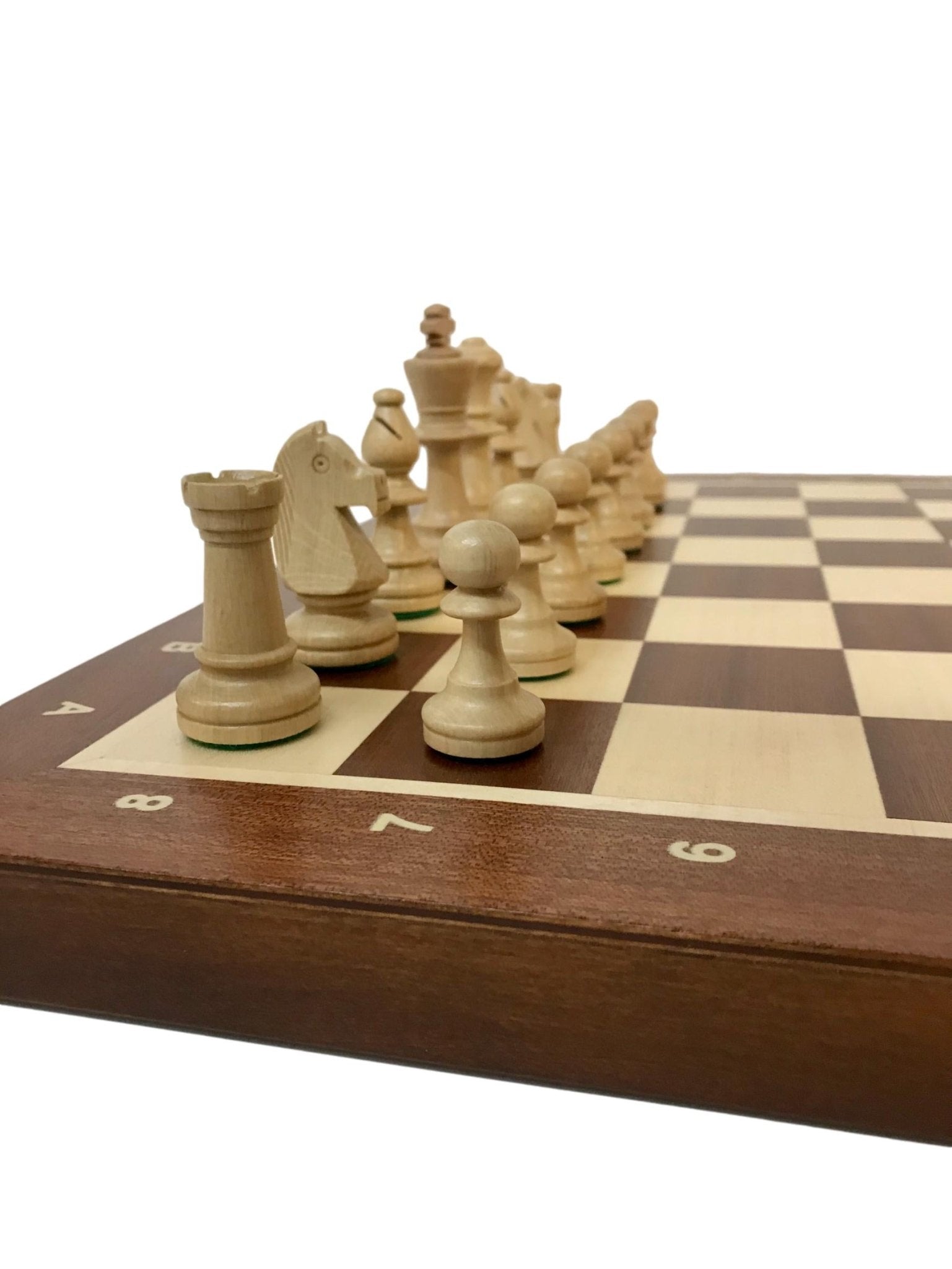 Jeu d'échecs - Coffre Acajou - Lettré-Chiffré - Coffret d'échecs et jeu d'échecs ensemble classique de voyage en bois