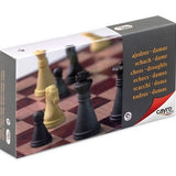 Jeu d'échecs de voyage en plastique magnétique - PM - 17 x 9 cm - jeu d'échecs de voyage - Rouge et Noir
