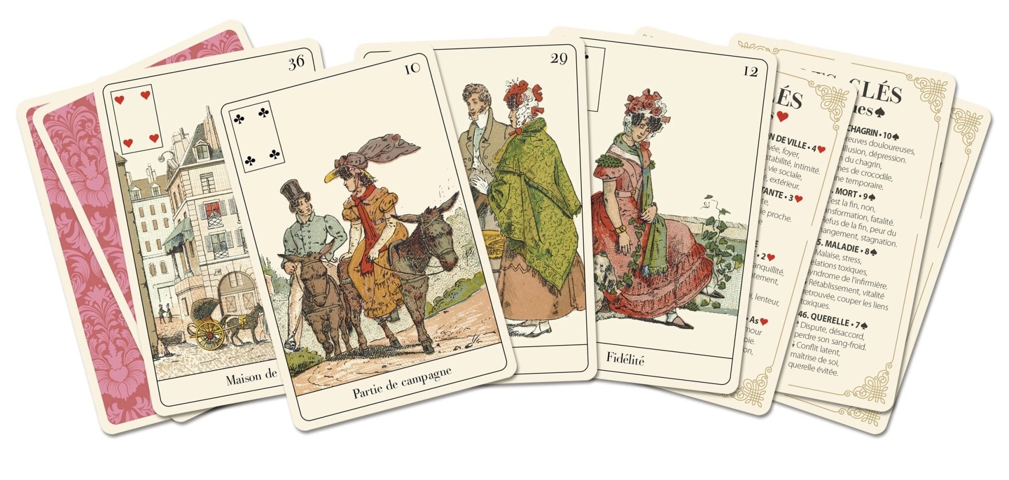 La Sibylle des salons - jeu divinatoire - Rouge et Noir