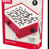 Labyrinthe Brio - Rouge - 3 plateaux - Jeu d'adresse en bois - Rouge et Noir