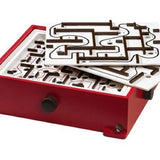 Labyrinthe Brio - Rouge - 3 plateaux - Jeu d'adresse en bois - Rouge et Noir