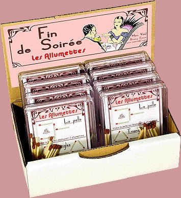 Les allumettes - fin de soirée - Rouge et Noir