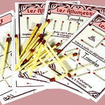 Les allumettes - fin de soirée - Rouge et Noir