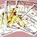 Les allumettes - fin de soirée - Rouge et Noir