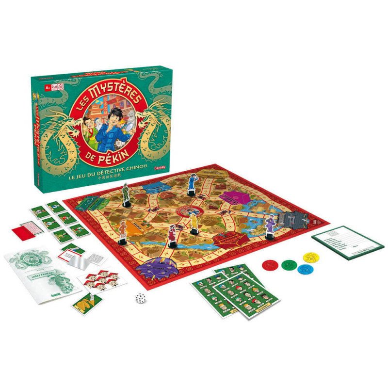 Les mystères de Pékin - Jeu de plateau de stratégie - Rouge et Noir