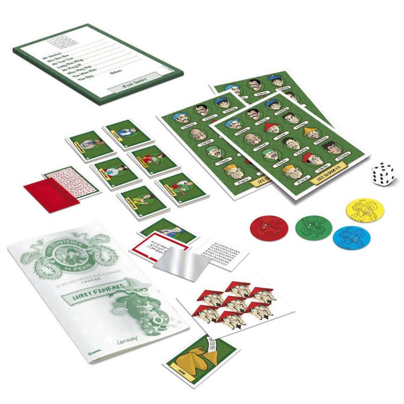 Les mystères de Pékin - Jeu de plateau de stratégie - Rouge et Noir