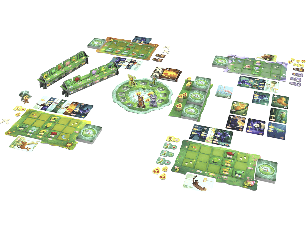 Living forest - Jeu de plateau de stratégie - Rouge et Noir