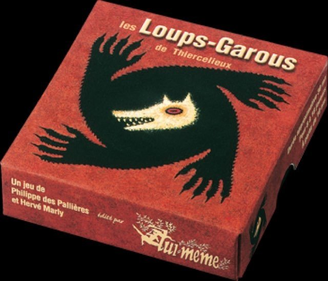 Loups - garous - Jeu de base - Jeu de plateau de rôles enfants - Rouge et Noir