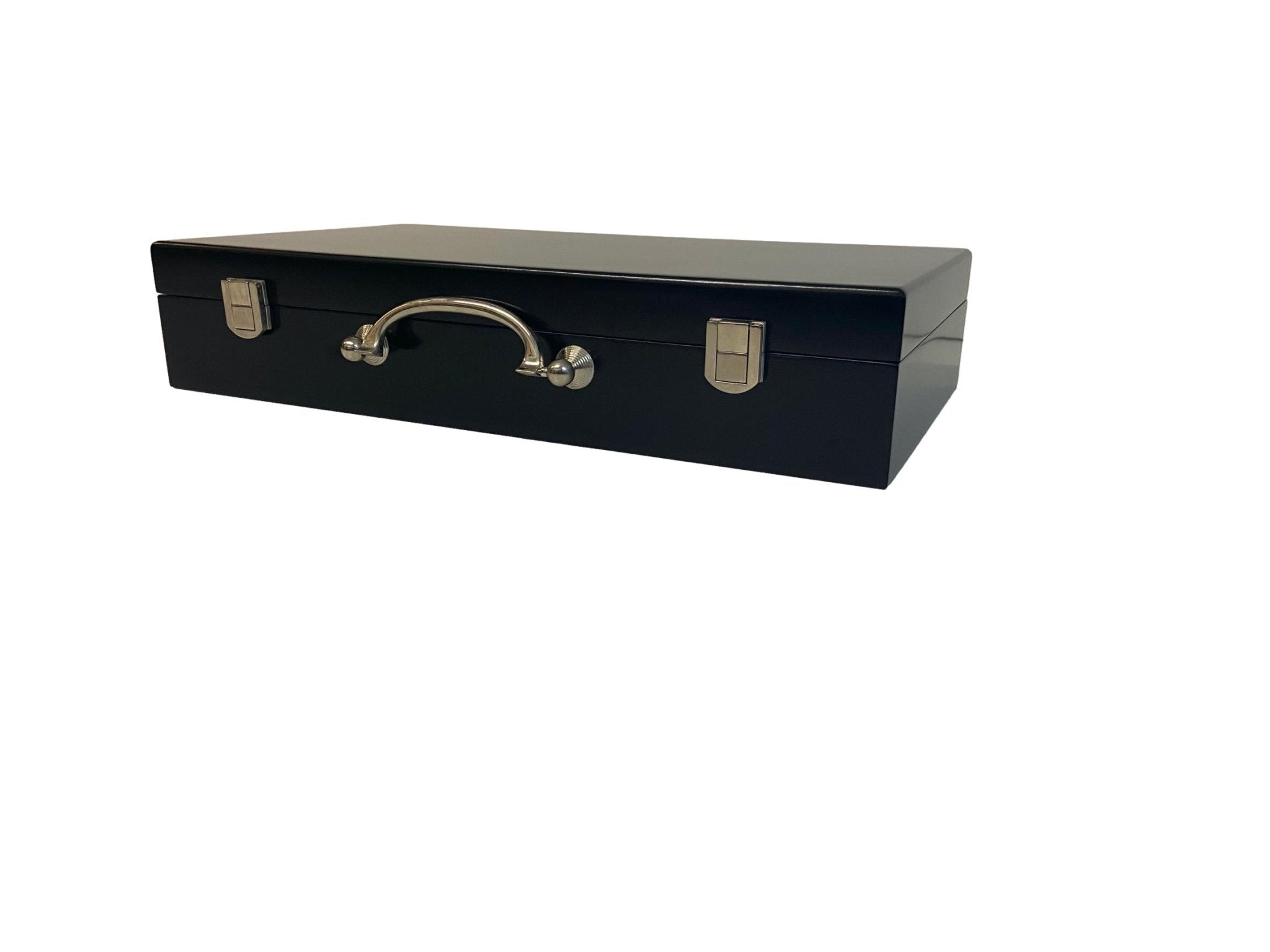 Mallette de 300 jetons - Bois - Sunshine - 14,5 gr - mallette de poker aluminium coffret de poker de luxe - Rouge et Noir