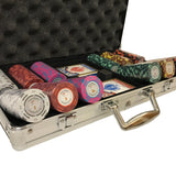 Mallette de 300 jetons - Chips Palace MC - 14,5 gr - mallette de poker aluminium coffret de poker de luxe - Rouge et Noir