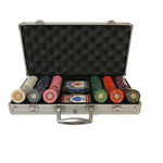Mallette de 300 jetons - Sunshine - 14,5 gr - mallette de poker aluminium coffret de poker de luxe - Rouge et Noir