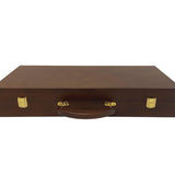 Mallette de 500 jetons - Bois avec racks - Sunshine - 14,5 gr - mallette de poker en aluminium coffret de poker de luxe cadeau bel objet - Rouge et Noir