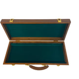 Mallette de 500 jetons - Bois avec racks - Sunshine - 14,5 gr - mallette de poker en aluminium coffret de poker de luxe cadeau bel objet - Rouge et Noir