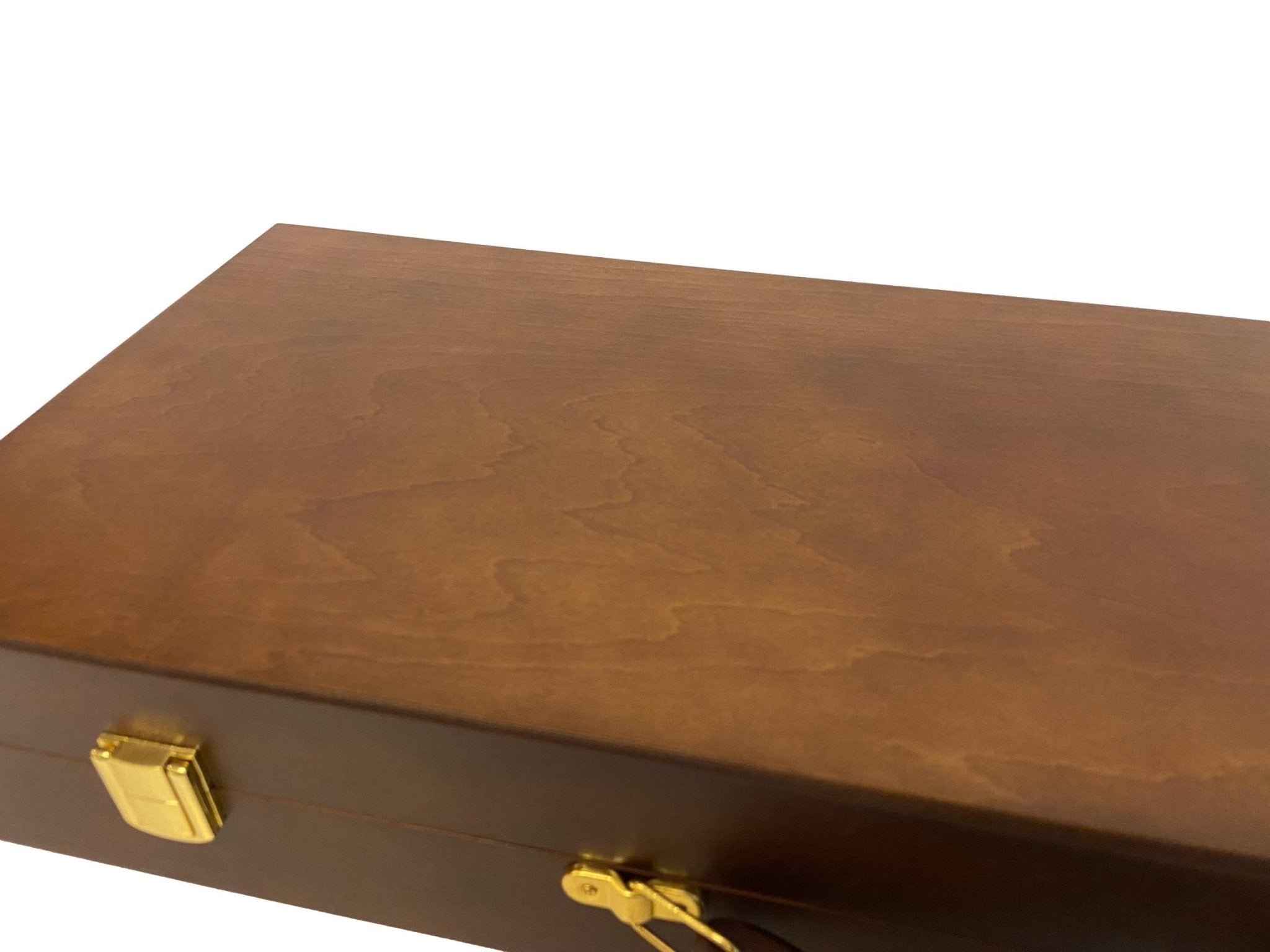 Mallette de 500 jetons - Bois avec racks - Sunshine - 14,5 gr - mallette de poker en aluminium coffret de poker de luxe cadeau bel objet - Rouge et Noir