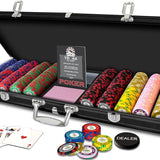 Mallette de 500 jetons - Liberty - mallette de poker aluminium - Rouge et Noir
