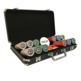 Mallette Poker - 300 jetons Céramique - coffret de poker de luxe cadeau bel objet - Rouge et Noir